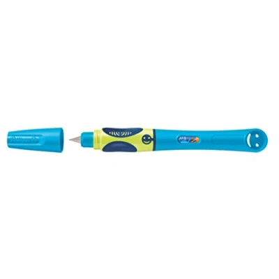 Abbildung von Pelikan 820363 griffix Füllhalter für Rechtshänder mit Drehkappe, NeonFreshBlue, 1 Stück
