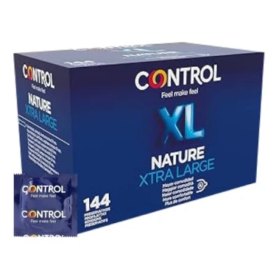 Abbildung von CONTROL NATURE XTRA LARGE Elastische Kondome Größe XL aus Naturlatex 144 Stück