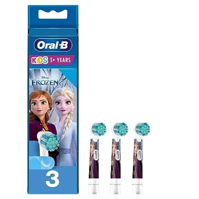 Abbildung von Oral B Kids Ersatzköpfe mit Disney Frozen Figuren, 3er Pack