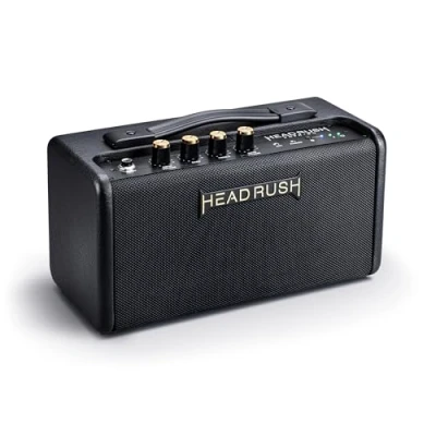 Abbildung von HeadRush FRFR GO 30W Verstärker für elektrische und Bassgitarren mit dualen 3&quot; Lautsprechern, Bluetooth Akku Multi FX/Amp Modeling Pedale