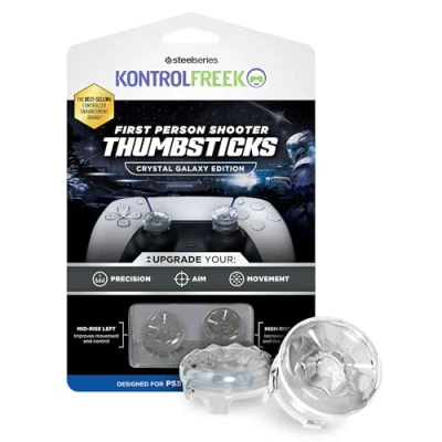 Abbildung von KontrolFreek FPS Freek Galaxy Crystal für Playstation 4 (PS4) und 5 (PS5) Controller Performance Thumbsticks 1 High Rise, Mid Rise