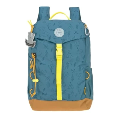 Abbildung von LÄSSIG Kinder Wanderrucksack Kinderrucksack mit Brustgurt gepolsterte Schultergurte wasserabweisend, 14 Liter/Big Outdoor Backpack Adventure Blau