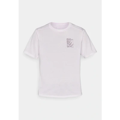 Abbildung von Jack Wolfskin Vonnan Graphic Sport Tshirt, Damen, Größe: Large, Pale lavender