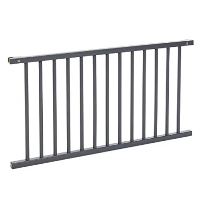 Abbildung von babybay Verschlussgitter für Kinderbettnutzung passend Modell Boxspring XXL, schiefergrau lackiert