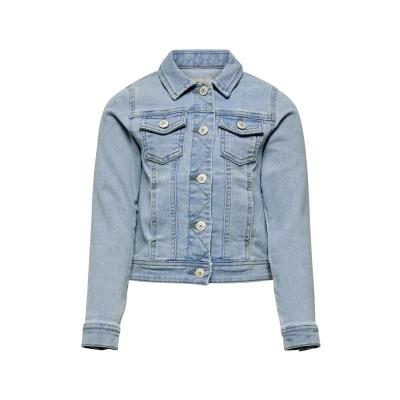 Abbildung von Kids Only Unisex Kinder Konsara Light Blue Dnm Jacket Noos Jacke, Denim, 158 EU