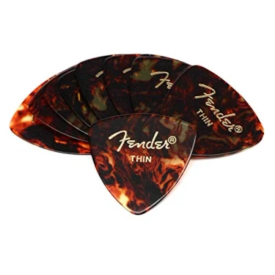 Abbildung von Fender 098 0346 900 346 Shape Picks, 12 Count, Shell, Heavy