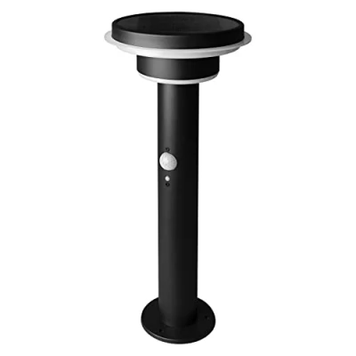 Abbildung von LEDVANCE Stehleuchte für Aussenanwendung ENDURA STYLE Solar Sensor POST Double Circle 40cm warmweiss 6W Schwarz mit Bewegungs &amp; Tageslichtsensor