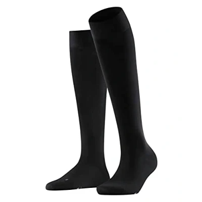 Abbildung von FALKE Damen Kniestrümpfe Vitalizer W KH Baumwolle mit Kompression 1 Paar, Schwarz (Black 3009), 37 38