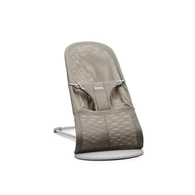 Abbildung von BabyBjörn Babywippe Bliss, Netzstoff, Grau Beige