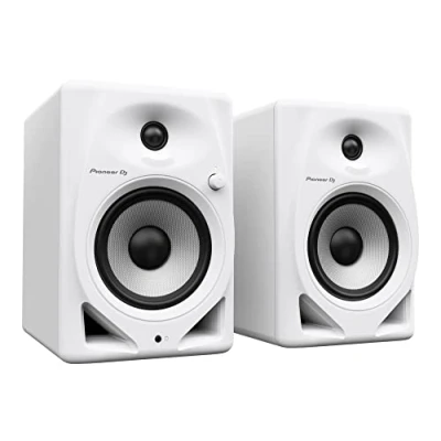 Abbildung von Pioneer DJ DM 50D 5&quot; Desktopmonitorsystem (weiß) W On size