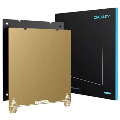 Abbildung von Creality Offizielle Ender 3 V3 PEI Bauplatte 235x235mm 3D Drucker Federstahl Plattform Textured Blatt Flexibles abnehmbares Druckbett für 3S1/Ender 3S1 Pro/Ender SE/3 KE/K1/K1C