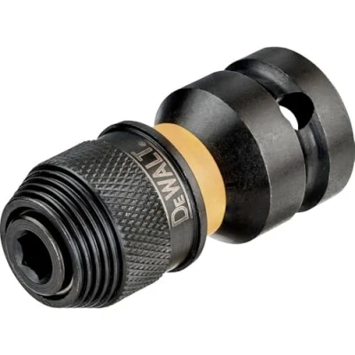 Abbildung von DEWALT Adapter Schlagschrauber 1/2 auf 1/4, Gelb/ Schwarz, 5.1 cm