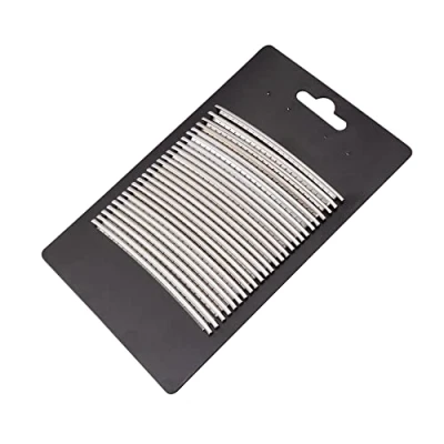 Abbildung von Musiclily 2,9 mm Edelstahl Gitarre Bunddraht Jumbo Fret Wires 24 Stück Set für Strat Tele LP SG Style E Bass, Chrom