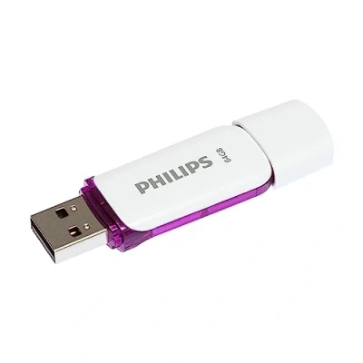 Abbildung von Philips Snow Edition 2.0 USB Flash Laufwerk Stick 64GB für PC, Laptop, Computer Data Storage, Lesegeschwindigkeit bis zu 25 MB/s