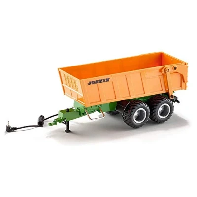 Abbildung von SIKU 6780, Tandem Achs Anhänger, 1:32, Fernsteuerbar, Für CONTROL Fahrzeuge mit Anhängerkupplung, Metall/Kunststoff, Orange