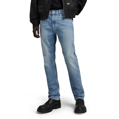 Abbildung von G STAR RAW Herren Mosa Straight Jeans, Blau (Sun Faded Amparo Blue D23692 D498 G344), 28W / 32L