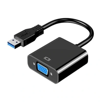 Abbildung von GERUI USB auf VGA Adapter,USB 3.0/2.0 zu Adapter Konverter,HD 1080P Video Grafikkabel Konverter für PC, Laptop HDTV TV kompatibel mit Windows XP/7/8/8.1/10