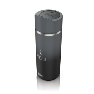 Abbildung von Ninja 400 ml Sip Perfect Trinkflasche für Heißgetränke, BPA frei, spülmaschinenfest, Thermosflasche, Schwarz, DW1603EUUKBK