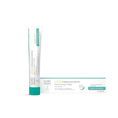 Abbildung von SIRIDERMA LIPID Intensivcreme Creme für sehr trockene und schuppige Haut bei Neurodermitis Psoriasis (ohne Parfum, 50 ml)