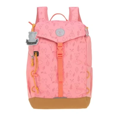 Abbildung von LÄSSIG Kinder Wanderrucksack Kinderrucksack mit Brustgurt gepolsterte Schultergurte wasserabweisend, 14 Liter/Big Outdoor Backpack Adventure Rosa