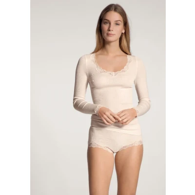 Abbildung von Calida TRUE Confidence Nachtwäsche Shirt, Damen, Größe: XS, Light ivory