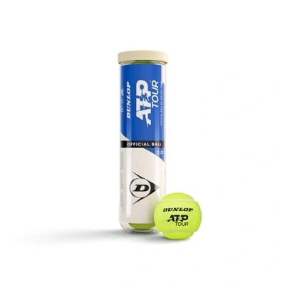 Abbildung von DUNLOP Tennisball ATP Tour für Sand, Hartplatz und Rasen (4 Bälle)