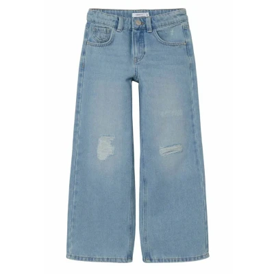 Abbildung von Name it Nkfrose Flared Jeans für Kinder, Größe: 116, Light blue denim