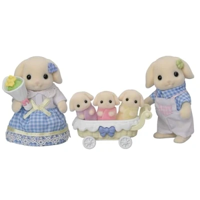 Abbildung von Sylvanian Families 5735 Kaninchen Familie Figuren für Puppenhaus