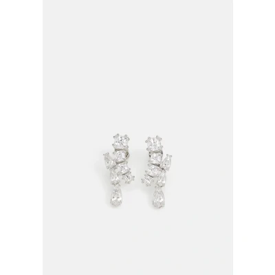 Abbildung von Swarovski Matrix Ohrringe white/silvercooured, Damen, Größe: One Size, White/silver cooured