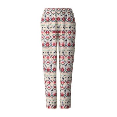 Abbildung von Calida Favourites Holidays Nachtwäsche Hose, Damen, Größe: 40/42, Charm cream