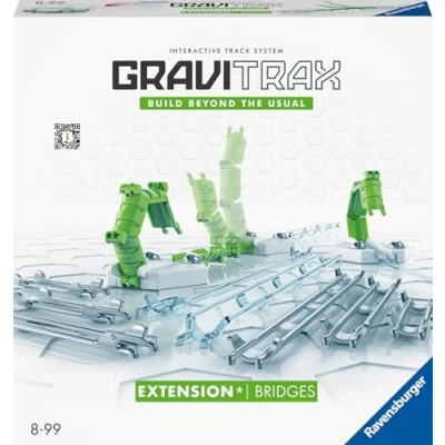 Abbildung von Ravensburger GraviTrax Extension Bridges 22423 Erweiterung für deine Kugelbahn Murmelbahn und Konstruktionsspielzeug ab 8 Jahre, Grey