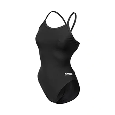 Abbildung von Arena Solid Challenge Team Damen Badeanzug Einteilig, Schnelltrocknender Badeanzug, Sportliche Badebekleidung aus MaxLife Eco Fabric mit Maximaler Chlorbeständigkeit und UPF 50+ UV Schutz