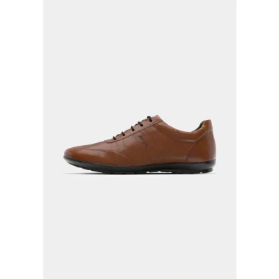 Abbildung von Geox UOMO Symbol Sportlicher Schnürer, Herren, Größe: 47, Brown Schuhe