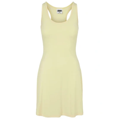 Abbildung von Urban Classics Racer Etuikleid, Damen, Größe: Medium, Softyellow