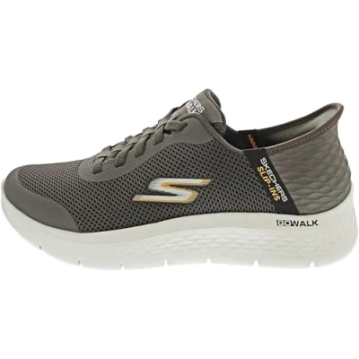 Abbildung von Skechers Herren Go Walk Flex Up Hands Free Slip ins Sneaker, Braun, 42 EU Weit