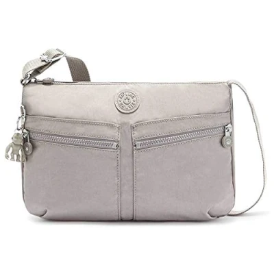 Abbildung von Kipling IZELLAH Mittelgroße Umhängetasche, Grey Gris (Grau)