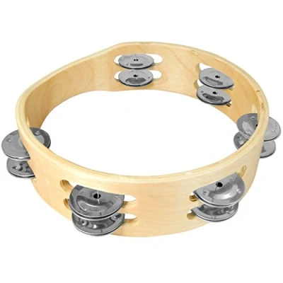 Abbildung von Tiger TAM84 08 Kopofloser Tambourin Doppel Schellenring 8&quot;
