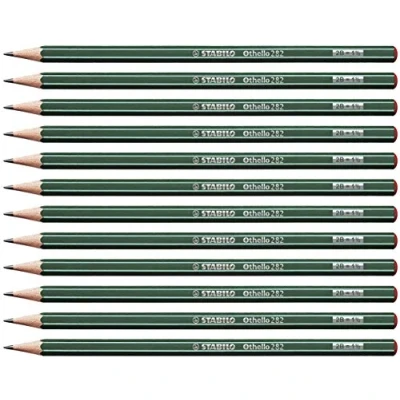 Abbildung von Bleistift STABILO Othello 12er Pack Härtegrad 2B