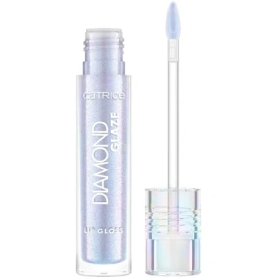 Abbildung von Catrice Diamond Glaze Lip Gloss, Nr. 010, Silber, sofortiges Ergebnis, glänzend, holographisch, glitzernd, vegan, ohne Parabene, Mikroplastikpartikel, Nanopartikel frei, 1er Pack (3ml)