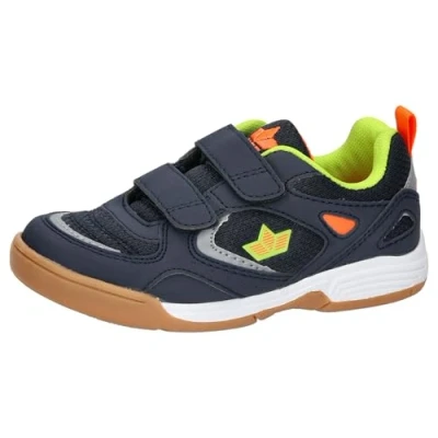 Abbildung von Lico Siro V Hallenturnschuhe, Marine/Lemon/Orange, 32 EU
