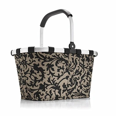 Abbildung von reisenthel carrybag in Baroque Taupe Stabiler Einkaufskorb mit viel Stauraum und praktischer Innentasche Elegantes wasserabweisendes Design