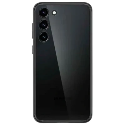 Abbildung von Spigen Ultra Hybrid TPU Back Cover Schwarz Samsung Galaxy S23