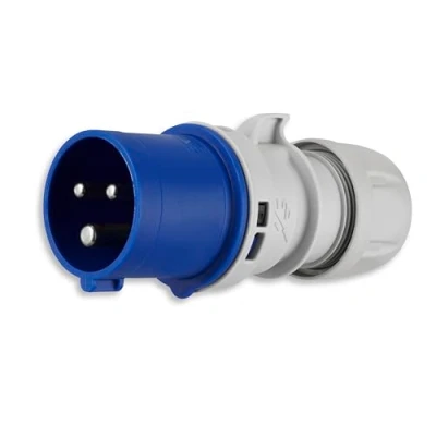 Abbildung von REV 0512525555 Caravan, CEE Stecker 3 polig (1PH+N+PE) IP44, 230V 16A, blau