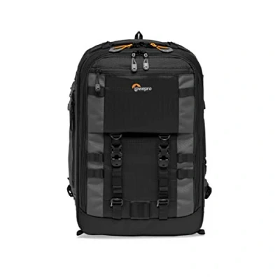 Abbildung von Lowepro Pro Trekker BP 350 AW II,Outdoor Camera Bag,Camera Backpack with Recycled Fabric,Fits 15 Laptop or Tablet,MaxFit Dividers,Weatherproof Cover, Mirrorless DSLR Case,Black Dark Grey