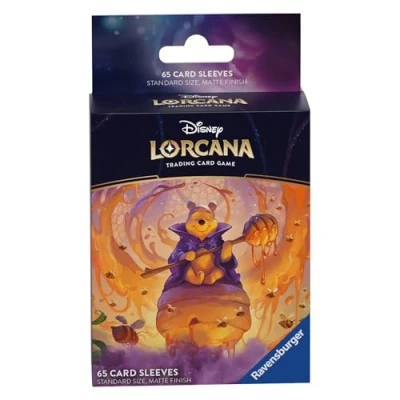 Abbildung von Disney Lorcana Trading Card Game: Azurblaues Meer Kartenhüllen Winnie Puuh