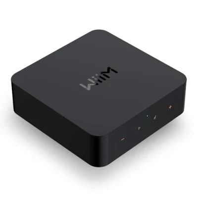 Abbildung von WiiM Pro AirPlay 2 Receiver, Google Cast Audio, WiFi Multiroom Streamer, funktioniert mit Alexa, Siri und Assistant, streamt Hi Res Audio von Spotify, Amazon Music, Tidal mehr Bluetooth
