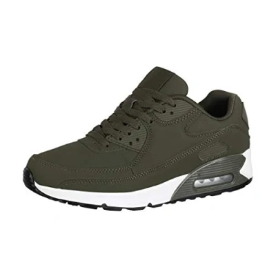 Abbildung von Elara Damen Herren Sneaker Sport Laufschuhe Turnschuhe Chunkyrayan Y9801 Green 44