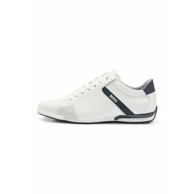 Abbildung von BOSS SATURN_LOWP_LUX4 A_N Sportlicher Schnürer white, Herren, Größe: 40, White Schuhe