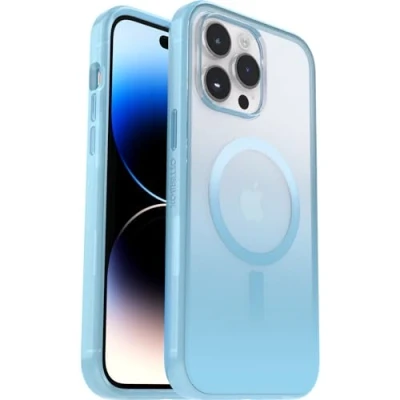 Abbildung von OtterBox Clear Case Serie mit MagSafe für iPhone 14 Pro Max, stoßfest, sturzsicher, Ultra dünn, schützende dünne Hülle, 2X getestet nach Militärstandard, Regalia