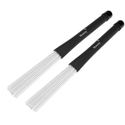 Abbildung von Musiclily Retractable Schlagzeugbesen Jazz Drum Brushes Jazzbesen